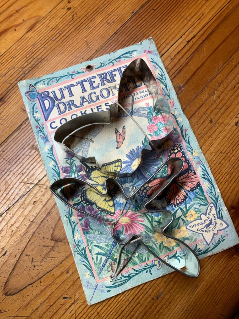 Vintage Butterfly & Dragonfly Cookie Cutter Set - Stainless Steel Silver